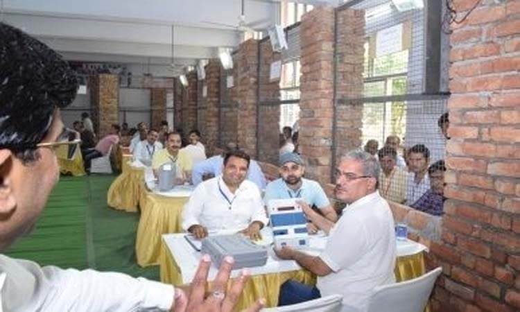 हरियाणा : भाजपा 9 सीटों पर आगे, रोहतक में कांग्रेस को बढ़त (लीड-1)